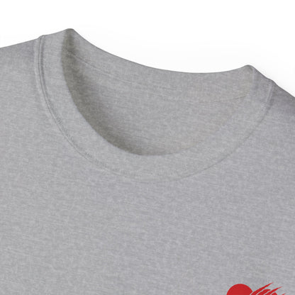 T-shirt SAUVAGE – Coeur sauvage (rouge/noir)