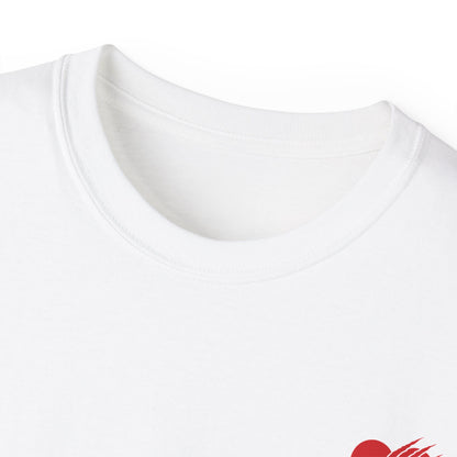 T-shirt SAUVAGE – Coeur sauvage (rouge/noir)